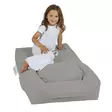 Sittsäck Atelier del Sofa Kids Fume Polyester 35x40x20 cm - Saccosäckar - 8683743039845 - 5