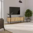 TV-bänk Hanah Home Herman Ek Spånskiva 160x45,6x31,4 cm - TV-bänkar - 8684283501625 - 3