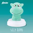 SILLY HIPPO LED nattlampa flodhäst blå - Nattlampor - 8712412676545 - 11
