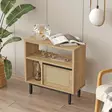 Sidobord Hanah Home On6 Su Valnöt Spånskiva 60x60x25,5 cm - Sidobord och extrabord - 8684282369165 - 5