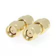 SMA Adapter | SMA Hane Reverse Polarity | SMA Hane | Guldplaterad | 50 Ohm | Rak | PVC | Guld | 2 st. | Låda - Nedis produkter - 5412810425495 - 1
