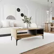 Soffbord Hanah Home Tarz Antracit Ek Spånskiva 90x39x50 cm - Soffbord - 8684283421145 - 3