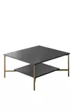 Soffbord Hanah Home Gold Line Antracit Svart Spånskiva 80x80x40 cm - Soffbord - 8683742126225 - 1