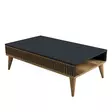 Soffbord Hanah Home Milan Valnöt Antracit Spånskiva 105x34,6x60 cm - Soffbord - 8683742130635 - 4