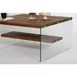 Soffbord Hanah Home Aqua Natur Härdat Glas Massiv Furu 75x40x75 cm - Soffbord - 8684282402435 - 7