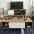 Soffbord Hanah Home Mistico Valnöt Vit Spånskiva 120x45,6x60 cm - Soffbord - 8682870664555 - 3