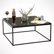 Soffbord Hanah Home Poly Royal Svart Vit Spånskiva 75x43x75 cm - Soffbord - 8681875560015 - 2