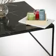 Soffbord Hanah Home Poly Royal Svart Vit Spånskiva 75x43x75 cm - Soffbord - 8681875560015 - 5