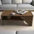 Soffbord Hanah Home Beril Valnöt Spånskiva 105x58x40 cm - Soffbord - 8681875183665 - 3