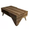 Soffbord Hanah Home Beril Valnöt Spånskiva 105x58x40 cm - Soffbord - 8681875183665 - 1