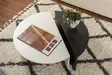 Soffbord Nordure Orion Trävit Spånskiva 90x30x60 cm 85x35x30 cm - Soffbord - 8684283439775 - 5