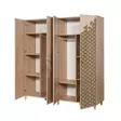 Garderob Hanah Home Imaj 120 Sonoma Ek Spånskiva 180x192x52 cm - Garderober - 8681875381115 - 6