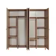 Garderob Hanah Home Imaj 120 Sonoma Ek Spånskiva 180x192x52 cm - Garderober - 8681875381115 - 7