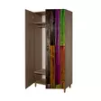 Garderob Hanah Home Stil 726 Sonoma Ek Spånskiva 90x192x52 cm - Garderober - 8681875341195 - 1