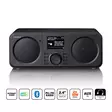 Stereo internetradio med DAB+, FM och Bluetooth® | Svart - Radioapparater - 8711902108825 - 1