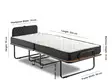 Fällsäng Hanah Home XL Katlan?r Vit Metall 90x70x204 cm - Sängar - 8682870568655 - 8