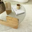 Soffbord Hanah Home Mia Ek Härdat Glas Massiv Furu 75x35x75 cm - Soffbord - 8684283311095 - 6