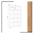 Bokhylla Hanah Home Zipa Ek Spånskiva 100x184x25 cm - Bokhyllor - 8681875179095 - 1