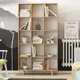 Bokhylla Hanah Home Zipa Ek Spånskiva 100x184x25 cm - Bokhyllor - 8681875179095 - 2