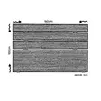 Sänggavel Hanah Home Fuga 160 Ek Spånskiva 160x100x3 cm - Gavlar - 8681875178395 - 3