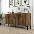 Konsolbord Hanah Home Kiev 160 Valnöt Spånskiva 160x78x35 cm - Byråer och skåp - 8683743027835 - 3