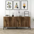 Konsolbord Hanah Home Kiev 160 Valnöt Spånskiva 160x78x35 cm - Byråer och skåp - 8683743027835 - 2