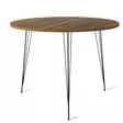 Matbord Hanah Home Sandalf Valnöt Spånskiva 90x75x90 cm - Bord - 8681875741865 - 1