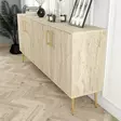 Konsolbord Hanah Home Kiev Travertin Spånskiva 180x78x35 cm - Byråer och skåp - 8684283020775 - 5