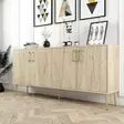 Konsolbord Hanah Home Kiev Travertin Spånskiva 180x78x35 cm - Byråer och skåp - 8684283020775 - 4