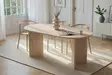 Matbord Hanah Home Sablin Travertin Spånskiva 180x75x89,5 cm - Matbord - 8684283850075 - 2