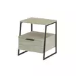 Sängbord Hanah Home Pal Travertin Spånskiva 45x50x40 cm - Nattduksbord - 8684283438815 - 1