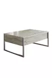 Soffbord Hanah Home Luxe Travertine Silver Spånskiva 90x60x40 cm - Soffbord - 8684282970385 - 1