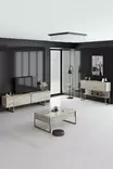 Soffbord Hanah Home Luxe Travertine Silver Spånskiva 90x60x40 cm - Soffbord - 8684282970385 - 3