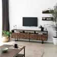 TV-bänk Hanah Home Aristo Valnöt Massiv Furu 170x40x30 cm - TV-bänkar - 8683743040865 - 2