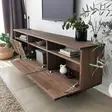 TV-bänk Hanah Home Aristo Valnöt Massiv Furu 170x40x30 cm - TV-bänkar - 8683743040865 - 5