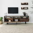 TV-bänk Hanah Home Aristo Valnöt Massiv Furu 170x40x30 cm - TV-bänkar - 8683743040865 - 10