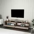TV-bänk Hanah Home Grasyas Ljus Valnöt Beige Spånskiva 180x50,2x29,6 cm - TV-bänkar - 8684283434015 - 4