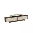 TV-bänk Hanah Home Grasyas Ljus Valnöt Beige Spånskiva 180x50,2x29,6 cm - TV-bänkar - 8684283434015 - 1