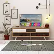TV-bänk Hanah Home Glasgow Ek Spånskiva 140x52x35 cm - TV-bänkar - 8681875078275 - 2
