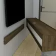 TV-bänk Hanah Home Denby Valnöt Spånskiva 160x29,6x31,4 cm - TV-bänkar - 8684283208715 - 4