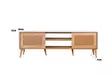 TV-bänk Hanah Home Jüt 180 Ek Spånskiva 180x55x41 cm - TV-bänkar - 8683742868095 - 6