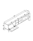 TV-bänk Hanah Home Jüt 180 Ek Spånskiva 180x55x41 cm - TV-bänkar - 8683742868095 - 7