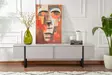 TV-bänk Hanah Home Serenity Grå Svart Spånskiva 180x50x29,5 cm - TV-bänkar - 8684283112005 - 4