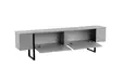 TV-bänk Hanah Home Serenity Grå Svart Spånskiva 180x50x29,5 cm - TV-bänkar - 8684283112005 - 8
