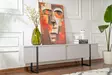 TV-bänk Hanah Home Serenity Grå Svart Spånskiva 180x50x29,5 cm - TV-bänkar - 8684283112005 - 5