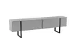 TV-bänk Hanah Home Serenity Grå Svart Spånskiva 180x50x29,5 cm - TV-bänkar - 8684283112005 - 1