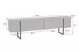 TV-bänk Hanah Home Serenity Grå Svart Spånskiva 180x50x29,5 cm - TV-bänkar - 8684283112005 - 11