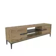 TV-bänk Hanah Home Eslem Ek Svart Spånskiva 120x43,6x29,6 cm - TV-bänkar - 8683743959785 - 1