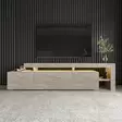 TV-bänk Hanah Home Beliz Travertin Spånskiva 192x53x37 cm - TV-bänkar - 8684283026715 - 2