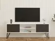 TV-bänk Hanah Home Hare Vit Antracit Spånskiva 140x50x30 cm - TV-bänkar - 8683342740265 - 3